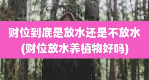 财位到底是放水还是不放水(财位放水养植物好吗)