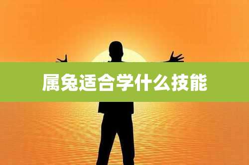 属兔适合学什么技能