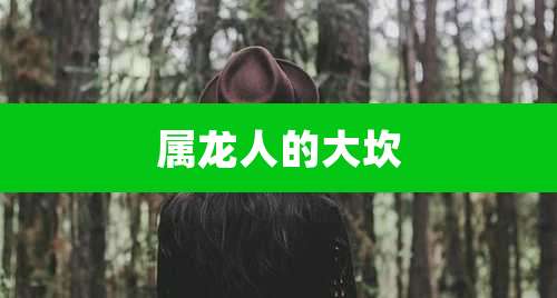 属龙人的大坎