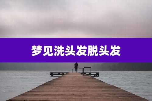 梦见洗头发脱头发