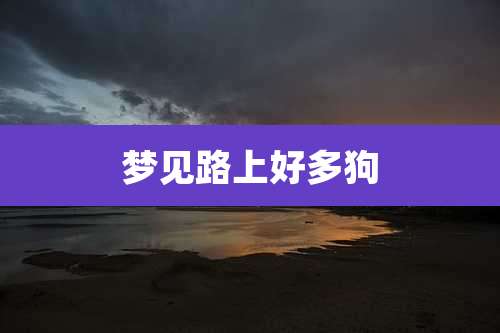 梦见路上好多狗