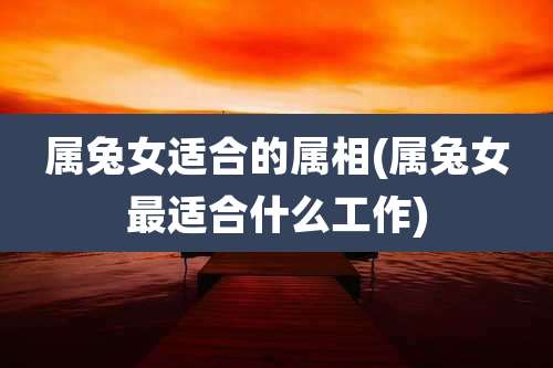 属兔女适合的属相(属兔女最适合什么工作)