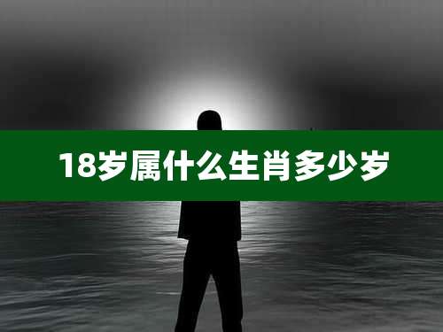 18岁属什么生肖多少岁