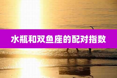 水瓶和双鱼座的配对指数