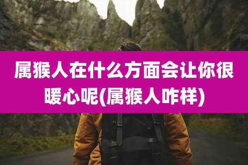 属猴人在什么方面会让你很暖心呢(属猴人咋样)