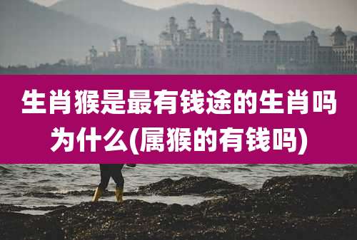 生肖猴是最有钱途的生肖吗为什么(属猴的有钱吗)