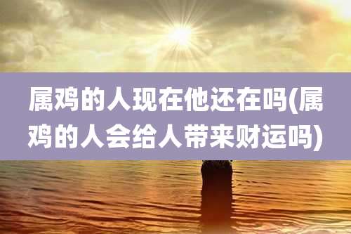 属鸡的人现在他还在吗(属鸡的人会给人带来财运吗)