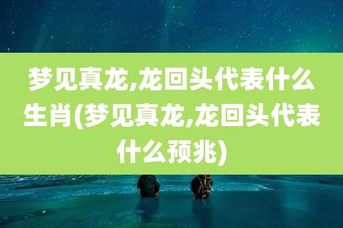 梦见真龙,龙回头代表什么生肖(梦见真龙,龙回头代表什么预兆)