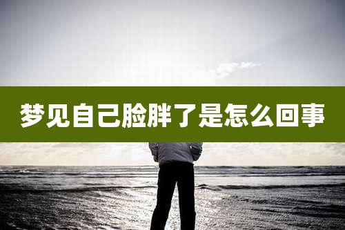 梦见自己脸胖了是怎么回事