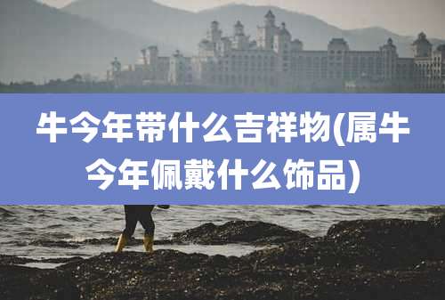 牛今年带什么吉祥物(属牛今年佩戴什么饰品)