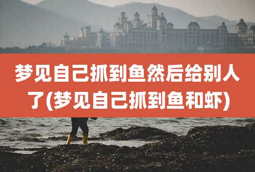 梦见自己抓到鱼然后给别人了(梦见自己抓到鱼和虾)
