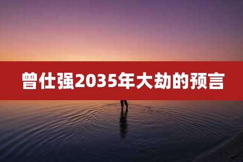 曾仕强2035年大劫的预言