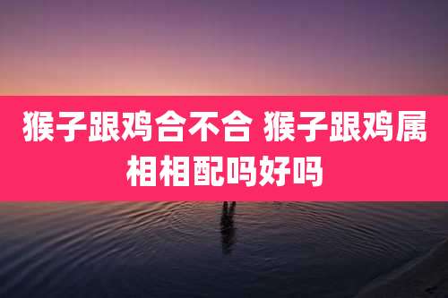 猴子跟鸡合不合 猴子跟鸡属相相配吗好吗