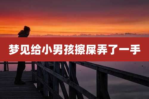 梦见给小男孩擦屎弄了一手