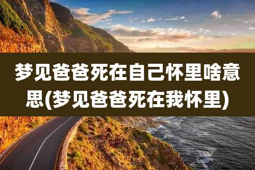 梦见爸爸死在自己怀里啥意思(梦见爸爸死在我怀里)