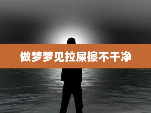 做梦梦见拉屎擦不干净