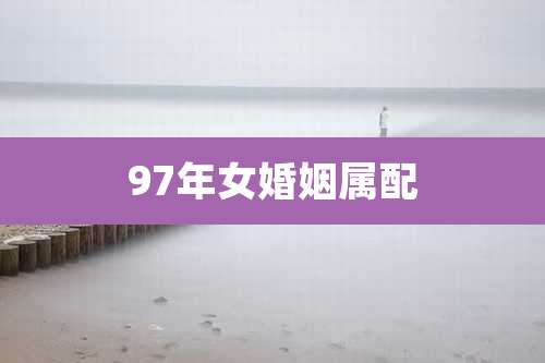 97年女婚姻属配