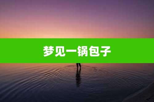 梦见一锅包子