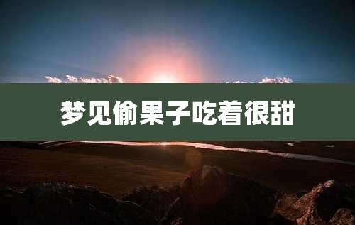 梦见偷果子吃着很甜