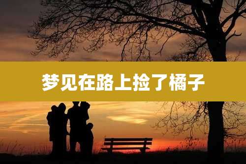 梦见在路上捡了橘子