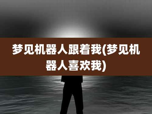 梦见机器人跟着我(梦见机器人喜欢我)