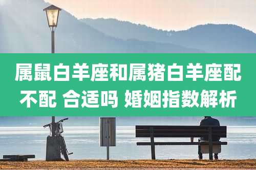 属鼠白羊座和属猪白羊座配不配 合适吗 婚姻指数解析