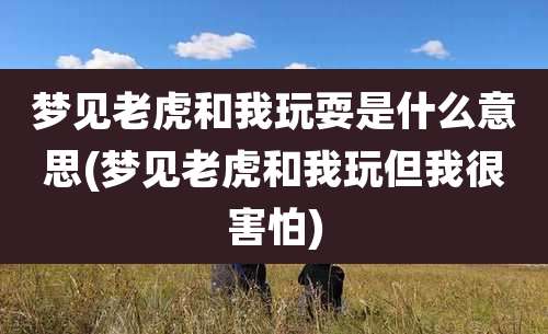 梦见老虎和我玩耍是什么意思(梦见老虎和我玩但我很害怕)