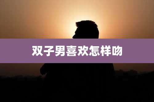 双子男喜欢怎样吻
