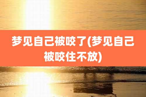 梦见自己被咬了(梦见自己被咬住不放)