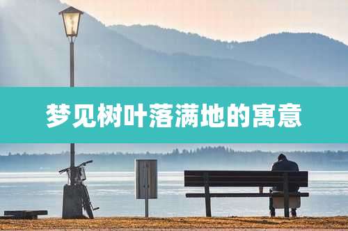 梦见树叶落满地的寓意