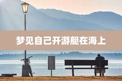 梦见自己开游艇在海上
