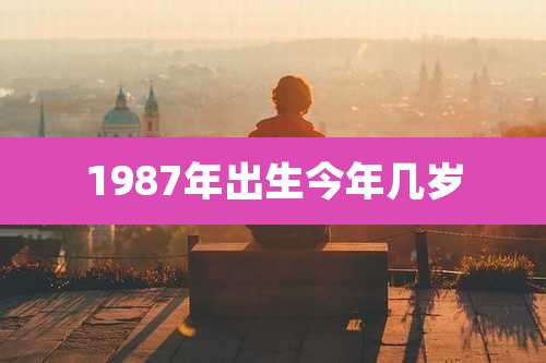 1987年出生今年几岁
