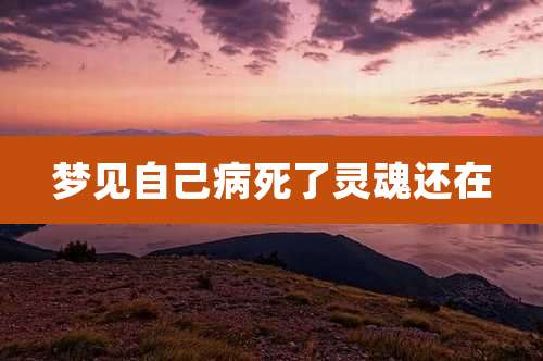 梦见自己病死了灵魂还在