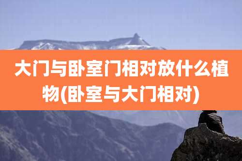 大门与卧室门相对放什么植物(卧室与大门相对)