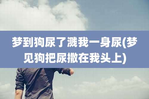 梦到狗尿了溅我一身尿(梦见狗把尿撒在我头上)