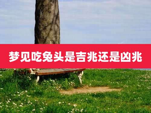 梦见吃兔头是吉兆还是凶兆