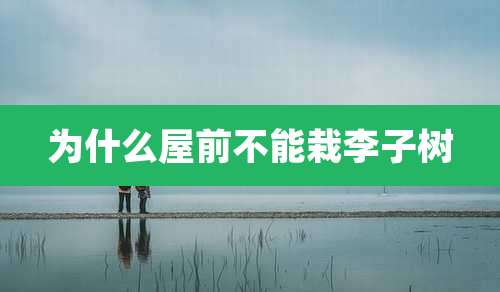 为什么屋前不能栽李子树