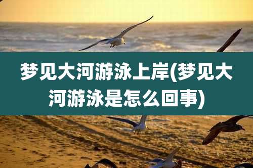梦见大河游泳上岸(梦见大河游泳是怎么回事)