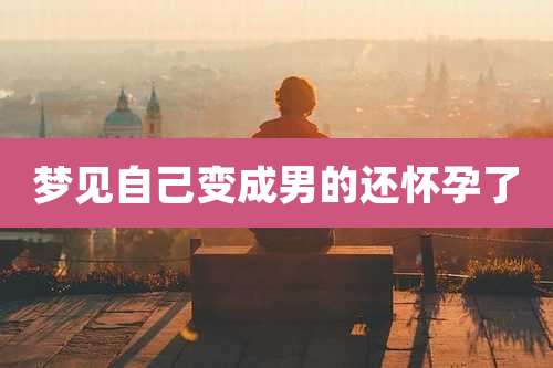 梦见自己变成男的还怀孕了