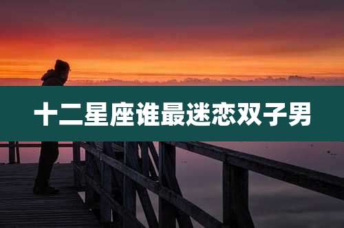 十二星座谁最迷恋双子男