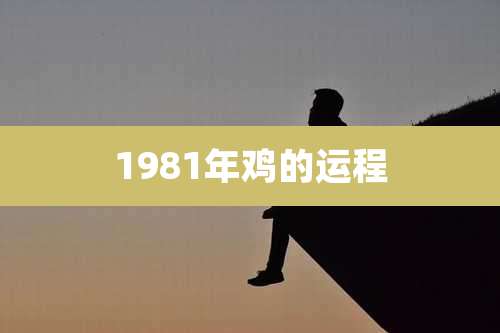 1981年鸡的运程