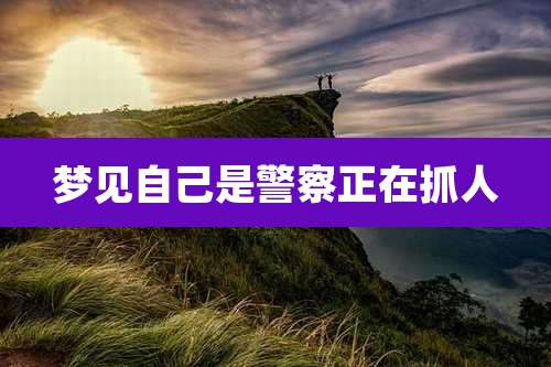 梦见自己是警察正在抓人