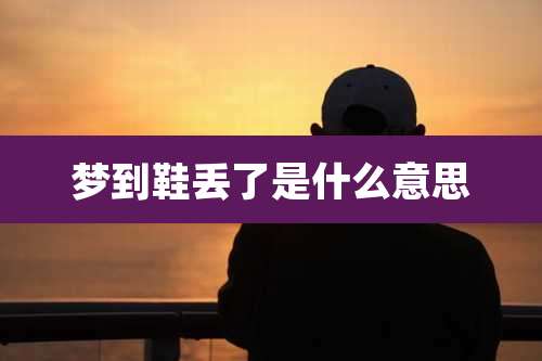 梦到鞋丢了是什么意思