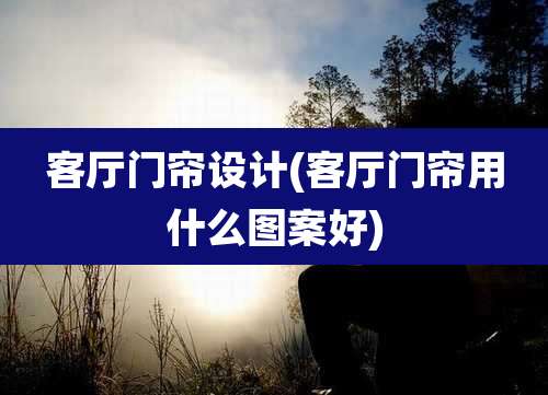 客厅门帘设计(客厅门帘用什么图案好)