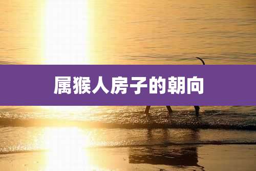 属猴人房子的朝向