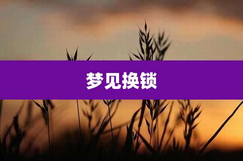 梦见换锁
