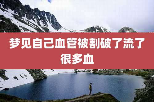 梦见自己血管被割破了流了很多血