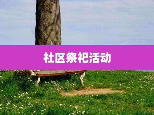 社区祭祀活动