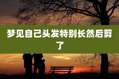 梦见自己头发特别长然后剪了