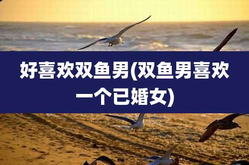 好喜欢双鱼男(双鱼男喜欢一个已婚女)